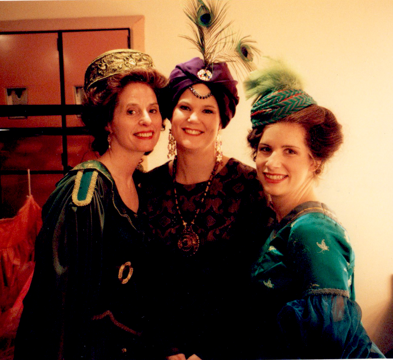 Performing in "The Merry Widow"